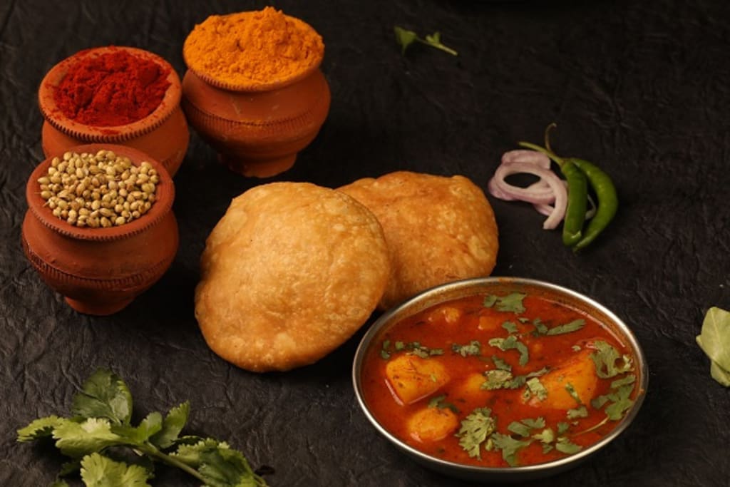 Pithi Kachori Aloo Sabji
